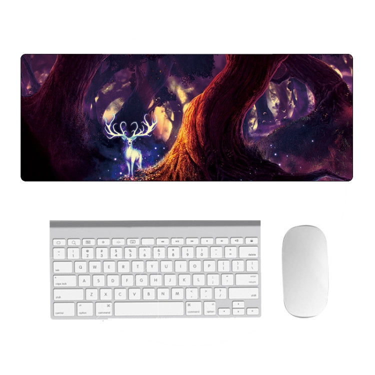 Hand-Painted Fantasy Pattern Mouse Pad, Size: 300 x 800 x 1.5mm Not Overlocked(1 Dream) - Mouse Pads by buy2fix | Online Shopping UK | buy2fix