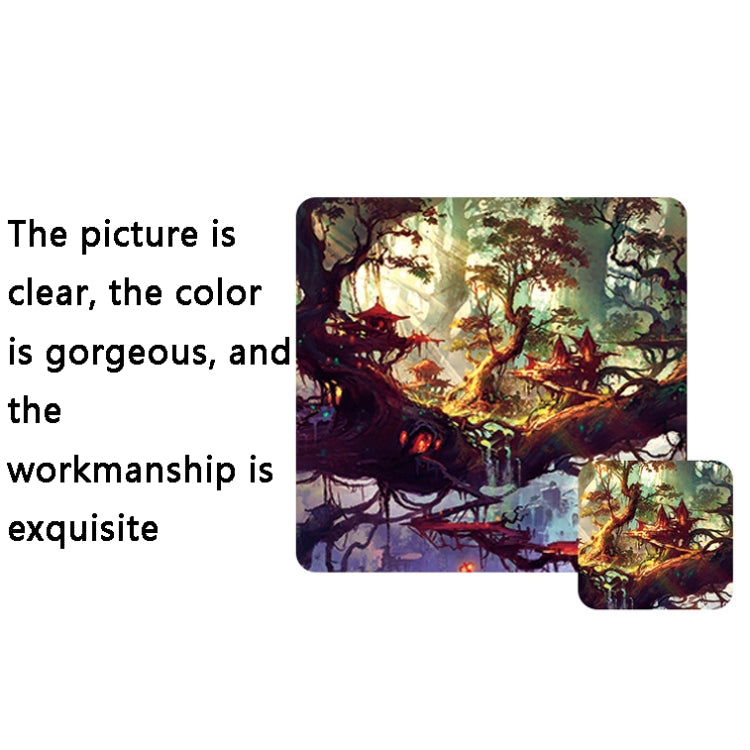 Hand-Painted Fantasy Pattern Mouse Pad, Size: 300 x 800 x 1.5mm Not Overlocked(3 Dream Landscape) - Mouse Pads by buy2fix | Online Shopping UK | buy2fix