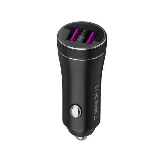 QIAKEY BK928 Dual Ports Fast Charge Car Charger - Car Charger by QIAKEY | Online Shopping UK | buy2fix