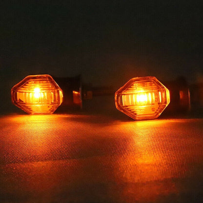 1 Pair Motorcycle Steering Lamp Small Shark LED Highlight(MK-100) - In Car by buy2fix | Online Shopping UK | buy2fix