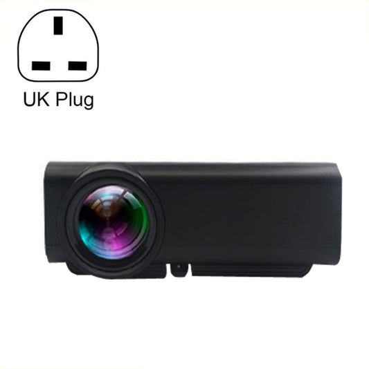 YG530 Home LED Small HD 1080P Projector, Specification: UK Plug(Black) - Consumer Electronics by buy2fix | Online Shopping UK | buy2fix