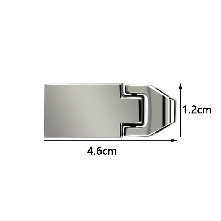 It02 High-Speed USB 2.0 Chain Buckle Metal USB Flash Drives, Capacity: 128GB(White) - USB Flash Drives by buy2fix | Online Shopping UK | buy2fix