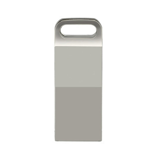 JHQG1 Step Shape Metal High Speed USB Flash Drives, Capacity: 4GB(Silver Gray) - USB Flash Drives by buy2fix | Online Shopping UK | buy2fix