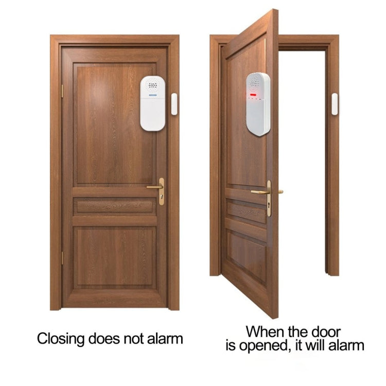 MC-05 130dB Remote Door Magnetic Alarm With Light Reminder - Security by buy2fix | Online Shopping UK | buy2fix