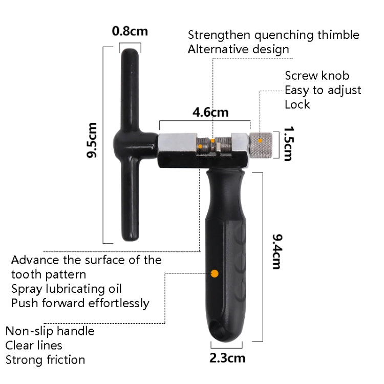 BG-2104 Bicycle Interception Chain Repair Tools(Black) - Outdoor & Sports by buy2fix | Online Shopping UK | buy2fix