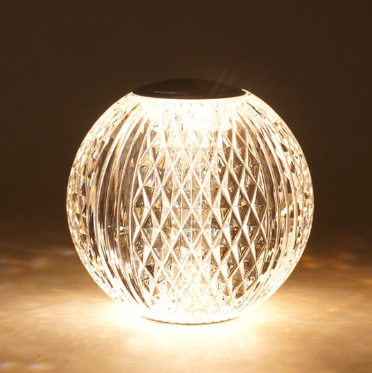 Crystal Ball Small Table Lamp USB Acrylic Night Light, Specification: MT2 80 x 80mm -  by buy2fix | Online Shopping UK | buy2fix