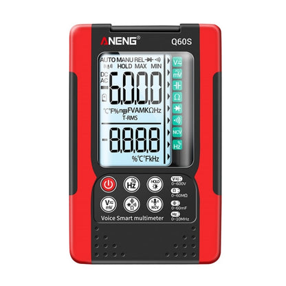 ANENG Automatic Intelligent High Precision Digital Multimeter, Specification: Q60s Voice Control(Red) - Digital Multimeter by ANENG | Online Shopping UK | buy2fix