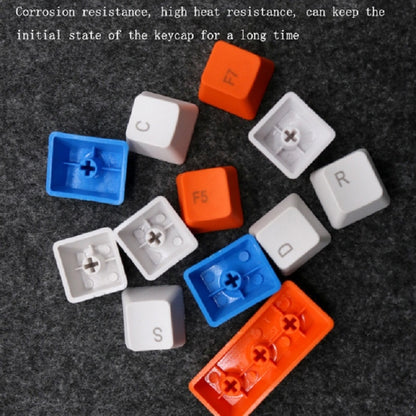 Mechanical Keyboard 108 Key PBT Keycap(Side Letter) - Silicone / Sticker by buy2fix | Online Shopping UK | buy2fix