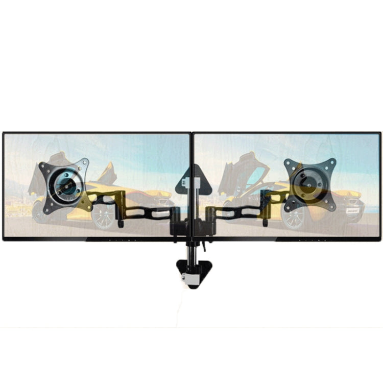 Gibbon Mounts D08W-300  Monitor Bracket Dual Screen Wall Bracket Splicing Computer Bracket - Laptop Stand by Gibbon Mounts | Online Shopping UK | buy2fix