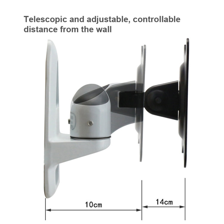 Gibbon Mounts FE110W Computer Monitor Wall Mount Universal Swivel Bracket(White) - Computer & Networking by Gibbon Mounts | Online Shopping UK | buy2fix