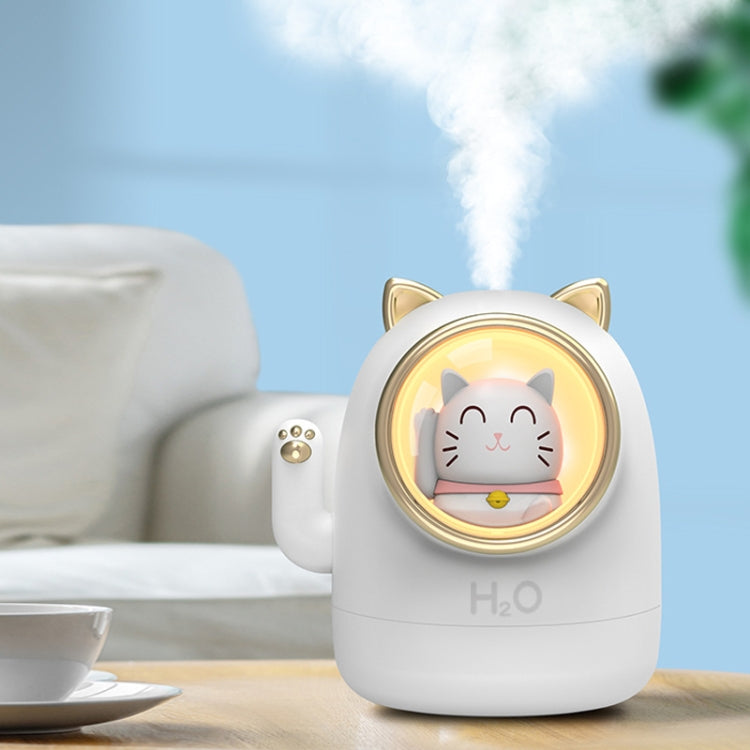 A-16 Home Office Silent Mini Lucky Cat USB Humidifier(White) - Home & Garden by buy2fix | Online Shopping UK | buy2fix