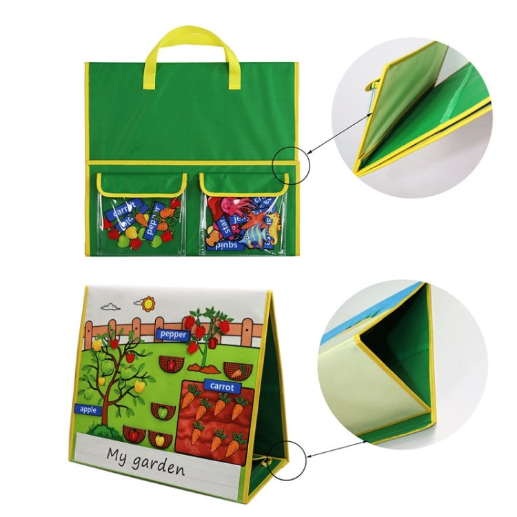 Story Theme Portable Felt Board Classroom Desktop Auxiliary Teaching Kids(Marine Life Theme) - Early Education Toys by buy2fix | Online Shopping UK | buy2fix