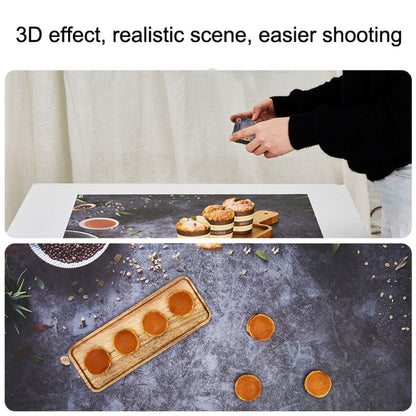 2 PCS 3D Stereoscopic Double-sided Photography Background Board(Food) - Camera Accessories by buy2fix | Online Shopping UK | buy2fix