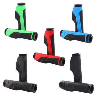 1 Pair Bicycle MTB Bike Handlebar Grips Rubber Anti-Slip Racing Bike Grip(Blue) - Outdoor & Sports by buy2fix | Online Shopping UK | buy2fix