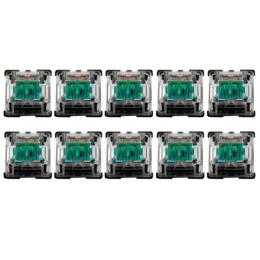 10 PCS Gateron G Shaft Black Bottom Transparent Shaft Cover Axis Switch, Style: G3 Foot (Green Shaft) - Other by Gateron | Online Shopping UK | buy2fix