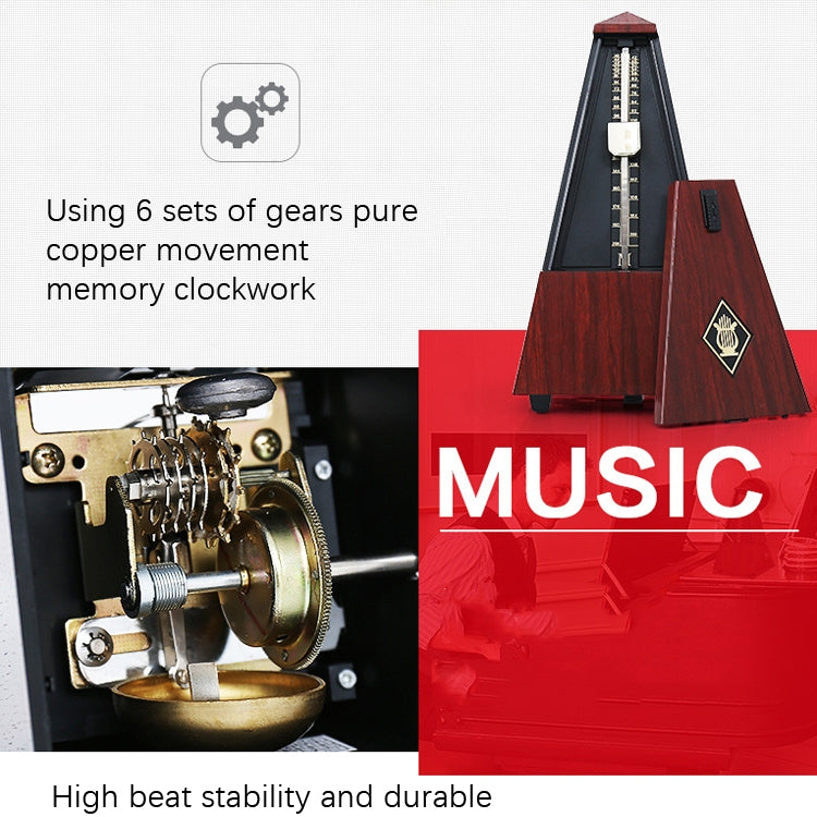 FRIEND Tower Mechanical Terrace Piano Guitar Violin Universal Rhythm Instrument(Tower Teak Color) - Toys & Hobbies by buy2fix | Online Shopping UK | buy2fix