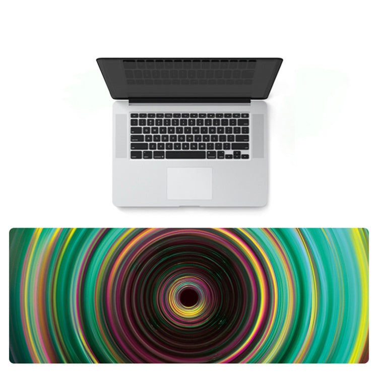 300x800x3mm Locked Large Desk Mouse Pad(7 Waves) - Mouse Pads by buy2fix | Online Shopping UK | buy2fix