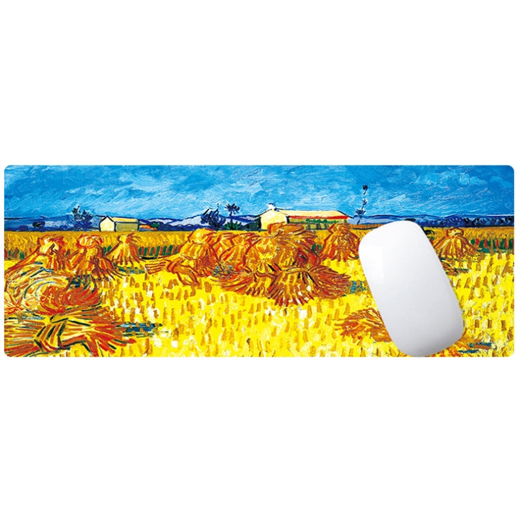 300x800x1.5mm Unlocked Am002 Large Oil Painting Desk Rubber Mouse Pad(Carriage) - Mouse Pads by buy2fix | Online Shopping UK | buy2fix