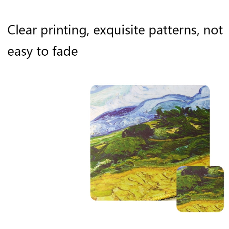 300x800x1.5mm Unlocked Am002 Large Oil Painting Desk Rubber Mouse Pad(Apricot Flower) - Mouse Pads by buy2fix | Online Shopping UK | buy2fix