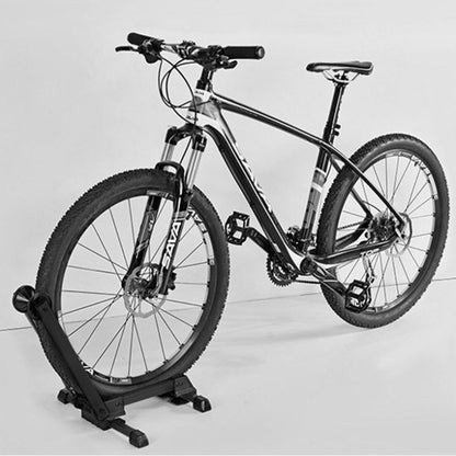 HS-027 Portable Double-Rod Mountain Bike Display Frame(Black) - Holders by buy2fix | Online Shopping UK | buy2fix