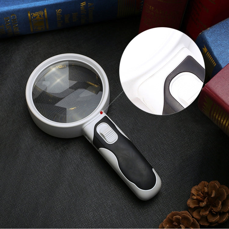 77350B Hand-Held With LED Light Reading Repair 10 Times Magnifier - Consumer Electronics by buy2fix | Online Shopping UK | buy2fix