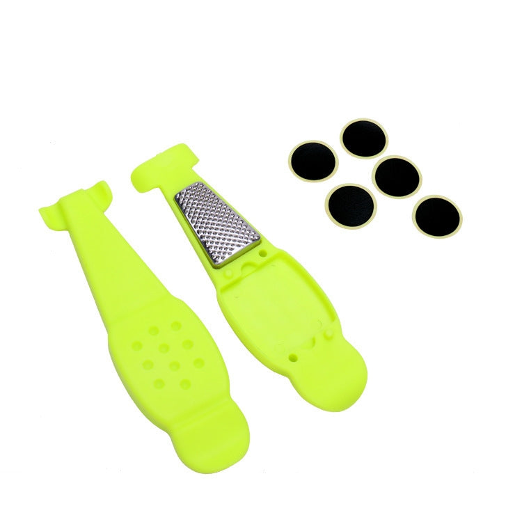 Multifunctional Bicycle Tire Changing Tool, Color: Green+5 Tire Patches - Outdoor & Sports by buy2fix | Online Shopping UK | buy2fix