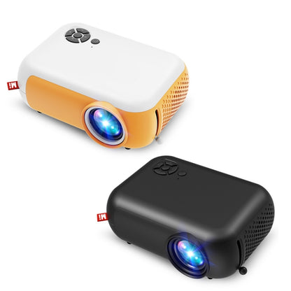 A10 480x360 Pixel Projector Support 1080P Projector ,Style: Basic Model White Yellow (UK Plug) - Consumer Electronics by buy2fix | Online Shopping UK | buy2fix