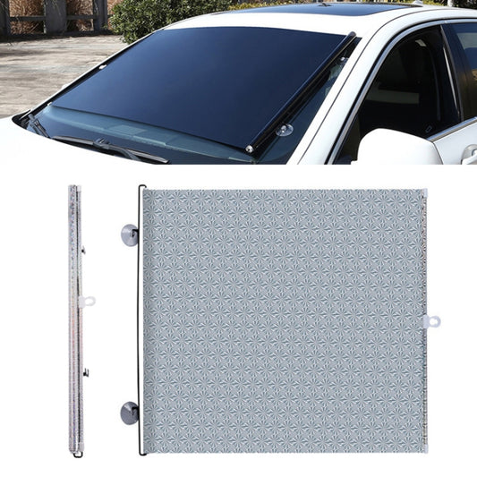 2 PCS Suction Cup Car Shade Curtain Window Telescopic Roller Blind, Size: 40x125cm Silver Lyser - In Car by buy2fix | Online Shopping UK | buy2fix