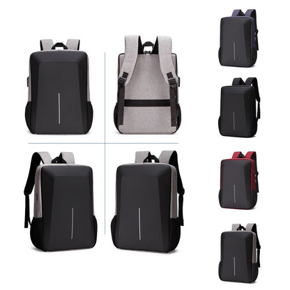 Hard Shell Backpack Alloy Frame Anti-Theft Computer Bag For Men, Color: 8001-J Gray - Backpack by buy2fix | Online Shopping UK | buy2fix