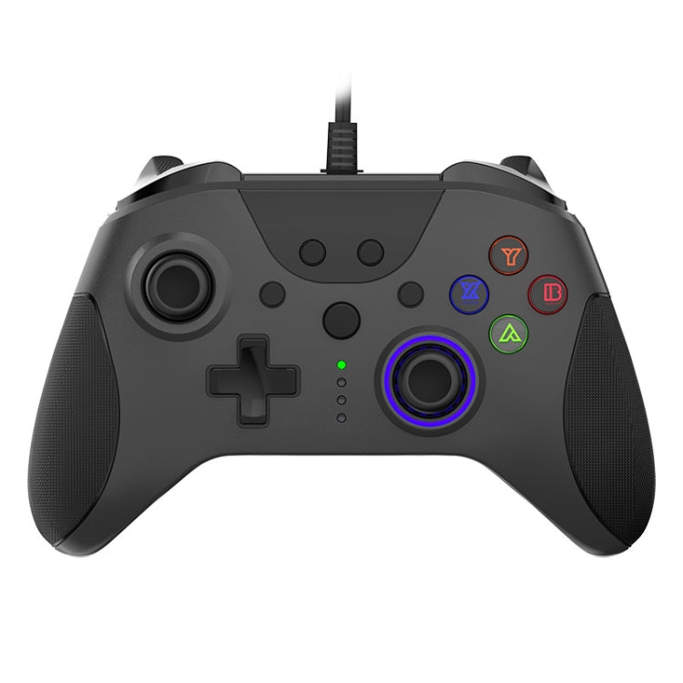 Ajazz AG110 Wired Vibration Sensing Gamepad For Xbox, Cable Length: 2m(Black) - Gamepad by Ajazz | Online Shopping UK | buy2fix