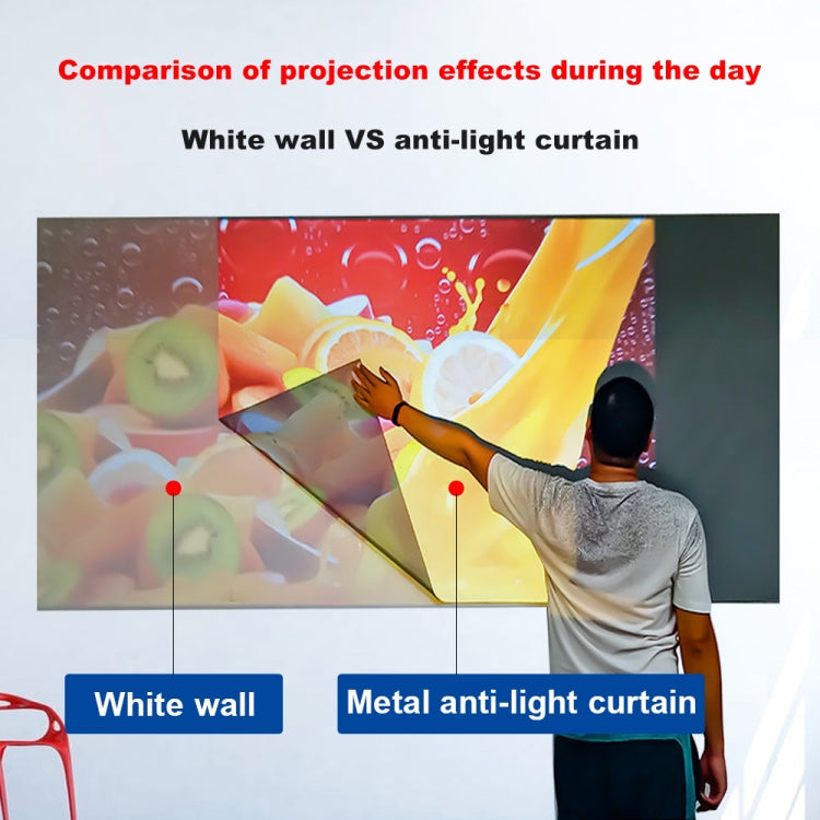 Folding Metal Anti-Light HD Projection Curtain, Size: 60 inch 16:9 133x75cm - Consumer Electronics by buy2fix | Online Shopping UK | buy2fix