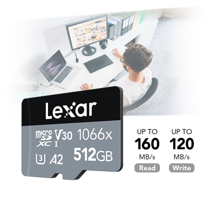 Lexar LKSTF1066X High-Speed TF Card Motion Camera Surveillance Recorder Memory Card, Capacity: 64GB - Micro SD Card by Lexar | Online Shopping UK | buy2fix