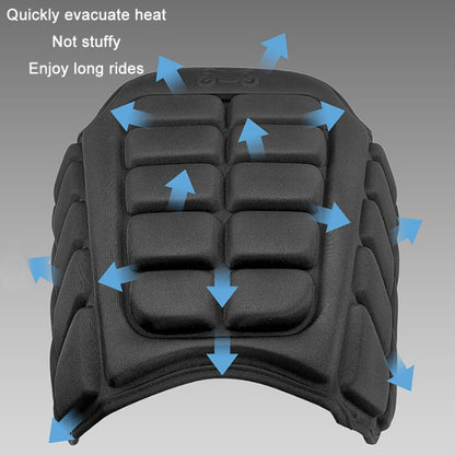 Shock Absorption Heat Insulation Breathable Motorcycle Seat Cushion, Style: Saddle Type - In Car by buy2fix | Online Shopping UK | buy2fix