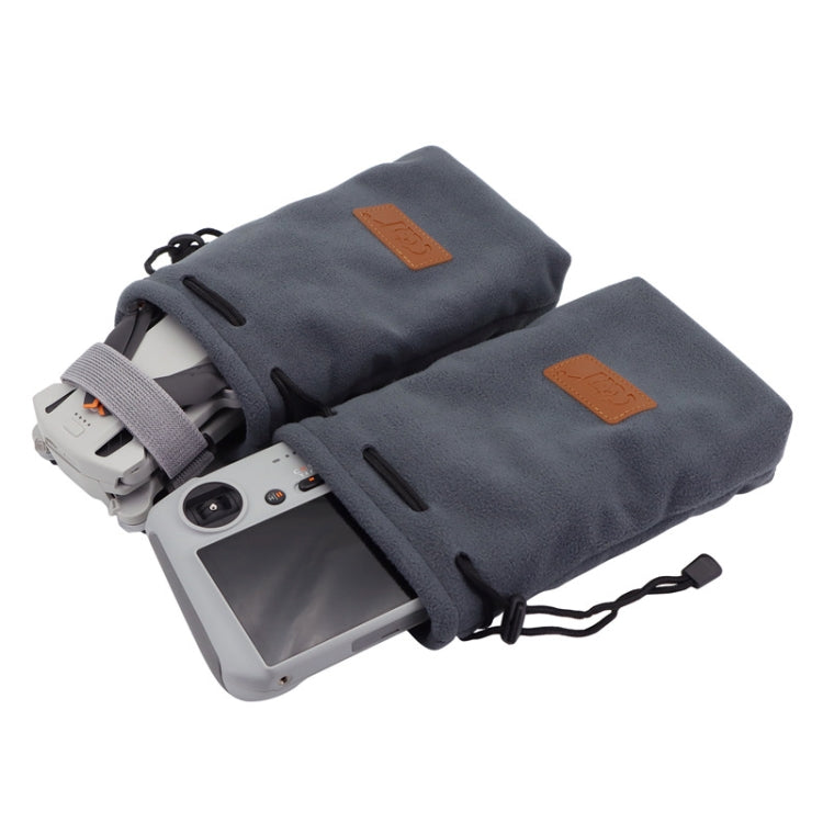 CQT Storage Bag Thick Flannel Bag For DJI Mini 3 Pro,Specification: 2 PCS Bag+Paddle Tie Band - DJI & GoPro Accessories by CQT | Online Shopping UK | buy2fix