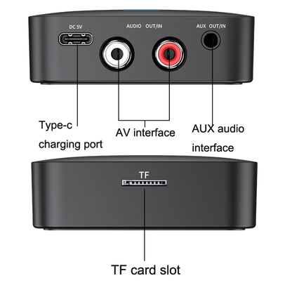 AFK-A10 NFC Bluetooth Receiver Transmitter AUX Car Speaker Receiver - Apple Accessories by buy2fix | Online Shopping UK | buy2fix