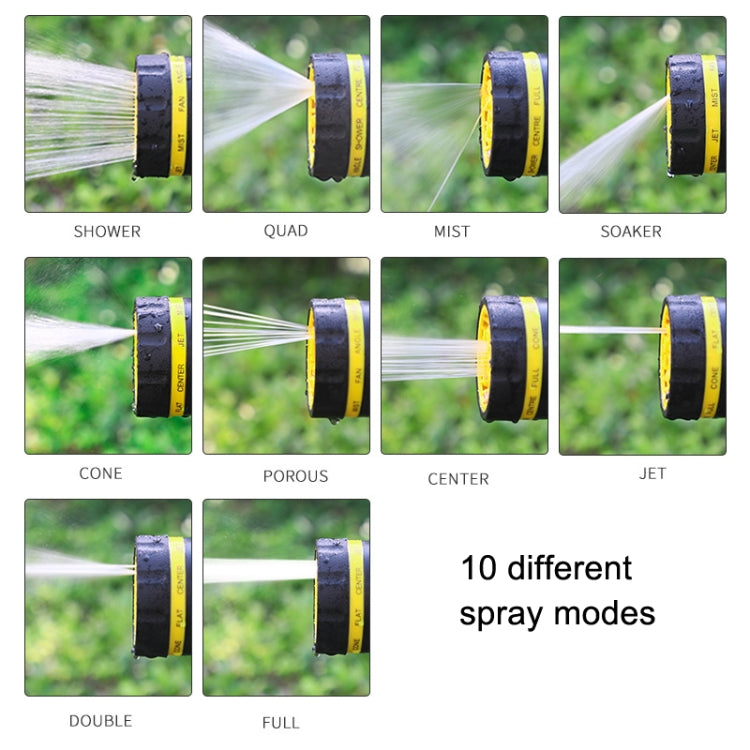10 Functional Watering Sprinkler Head Household Water Pipe, Style: D6+4 Connector+15m 4-point Tube - Home & Garden by buy2fix | Online Shopping UK | buy2fix