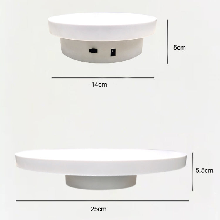 Photography Electric Turntable Automatic Rotating Display Stand,Style: Plug -in 2 In 1 30/35 cm - Camera Accessories by buy2fix | Online Shopping UK | buy2fix