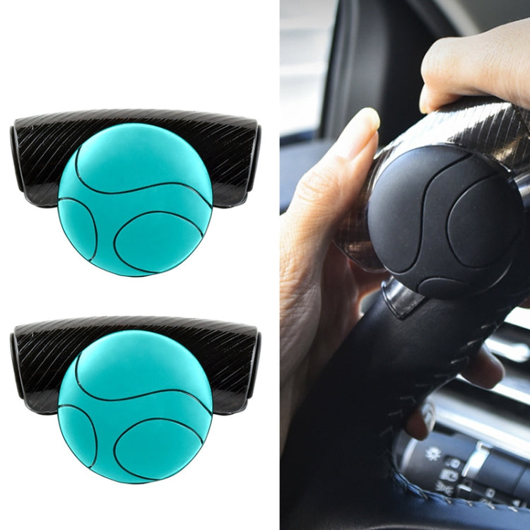 2PCS Automotive Silicone Bearing Steering Wheel Booster(Blue) - In Car by buy2fix | Online Shopping UK | buy2fix