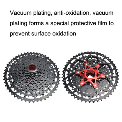 VG Sports Split Mountain Bike Lightweight Cassette Flywheel, Style: 11 Speed 46T (Black) - Outdoor & Sports by VG Sports | Online Shopping UK | buy2fix