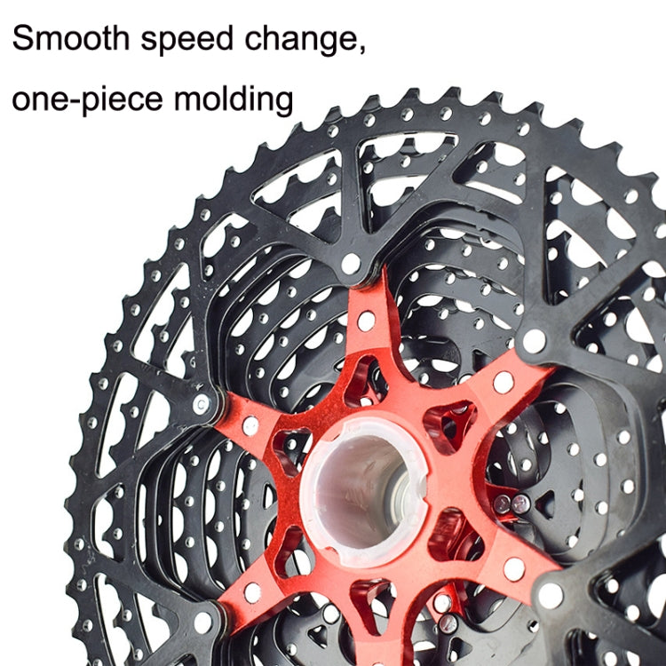 VG Sports Split Mountain Bike Lightweight Cassette Flywheel, Style: 11 Speed 52T (Black) - Bicycle Chains & Rounds by VG Sports | Online Shopping UK | buy2fix