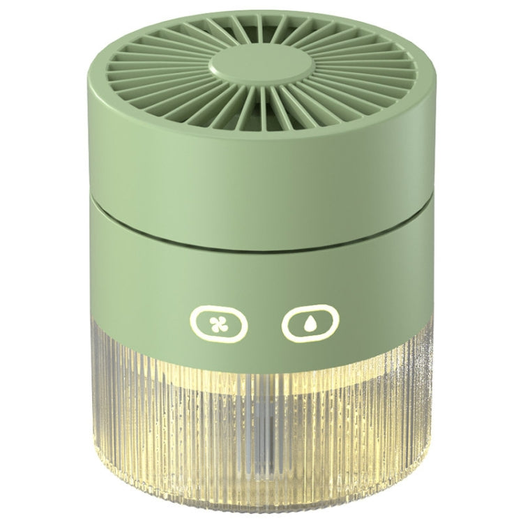 OM008 Desktop Foldable Spray Humidification Mini USB Water Cooling Fan(Mousse Green) - Consumer Electronics by buy2fix | Online Shopping UK | buy2fix