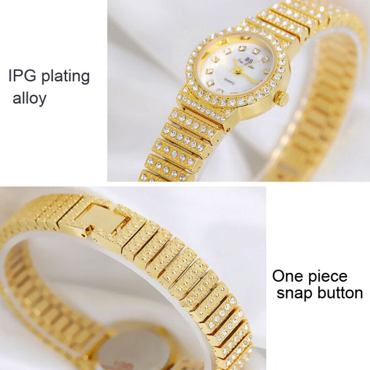 BS Bee Sister  FA1101 Women Chain Watch Starry Diamonds Wrist watch(Golden Diamonds Surface) - Alloy Watches by BS Bee Sister | Online Shopping UK | buy2fix