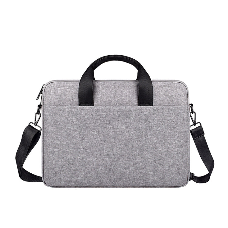 ST09 Portable Single-shoulder Laptop Bag, Size: 13.3 inches(Gray with Shoulder Strap) - 13.3 inch by buy2fix | Online Shopping UK | buy2fix