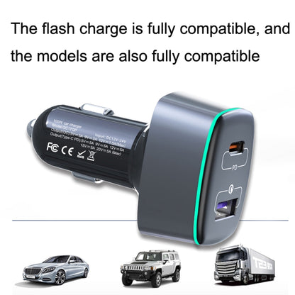 GC-17 83W High-power Car Charger 2 In 1 Cigarette Lighter - In Car by buy2fix | Online Shopping UK | buy2fix