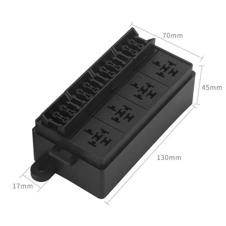 TF008-10 12V 4Pin Relay Car RV Radiography Sound Modified Electromagnetic Insurance Box - In Car by buy2fix | Online Shopping UK | buy2fix