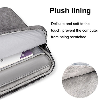 ST02 Large-capacity Waterproof Shock-absorbing Laptop Handbag, Size: 13.3 inches(Deep Sky Gray) - 13.3 inch by buy2fix | Online Shopping UK | buy2fix