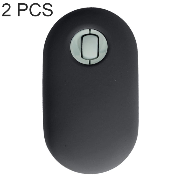 2 PCS Silicone Dustproof Wireless Mouse Protective Case For Logitech Pebble(Black) - Other by buy2fix | Online Shopping UK | buy2fix