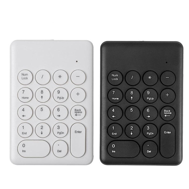 269 18 Keys Wireless Mini Numeric Keypad Accounting Bank Engineering Keypad(Black) - Wireless Keyboard by buy2fix | Online Shopping UK | buy2fix