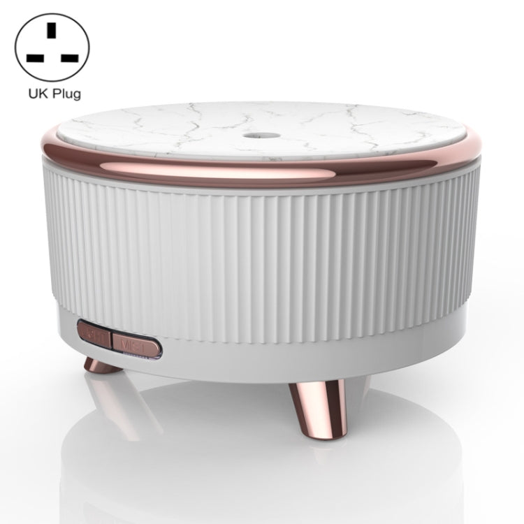 Ultrasonic Aromatherapy Diffuser Humidifier Essential Oil Diffuser UK Plug(White Moon) - Home & Garden by buy2fix | Online Shopping UK | buy2fix