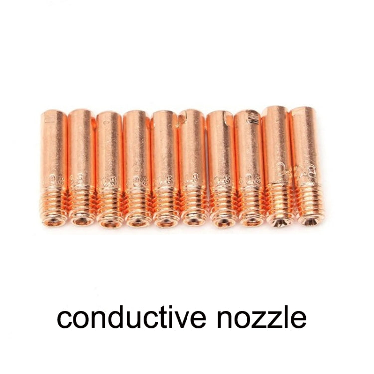 12 PCS / Set Welding Needle Point Vover Nozzle Kit Gas Shielded Welding Conductive Nozzle - Home & Garden by buy2fix | Online Shopping UK | buy2fix